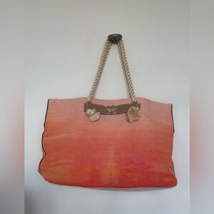 Victoria Secret tote bag coral/ orange for beach